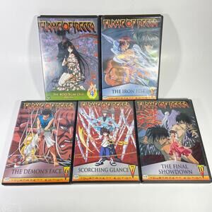Viz Media Flame Of Recca Anime DVD Lot Of 5
